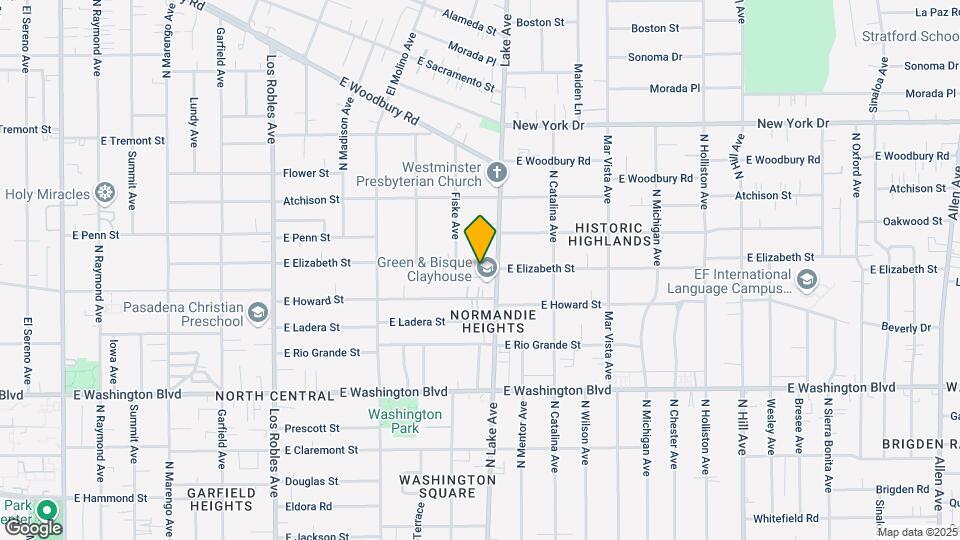 864 E Elizabeth St Mapa y Detalles de la Ubicación