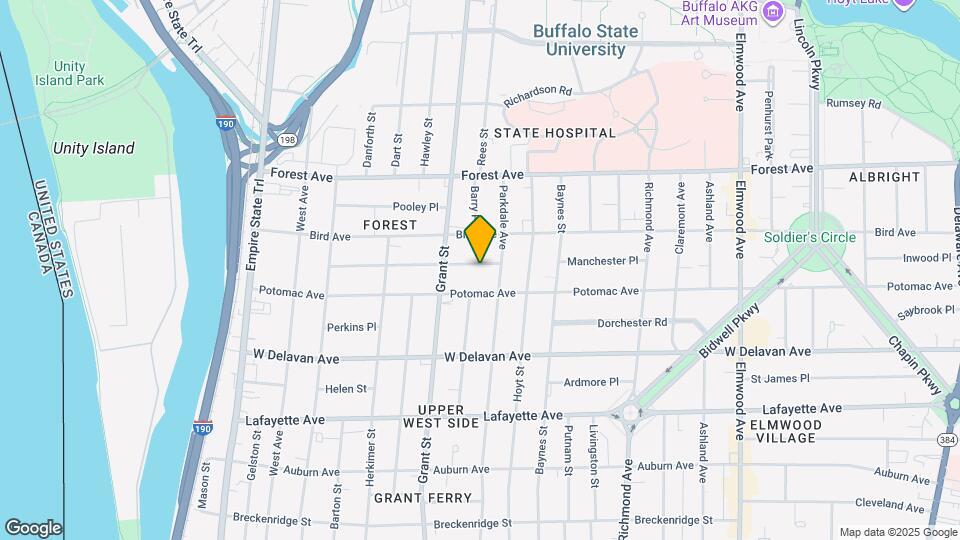 175 Garner Ave Map and Location Details