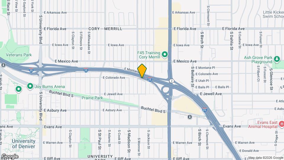 3702 E Colorado Ave Map and Location Details