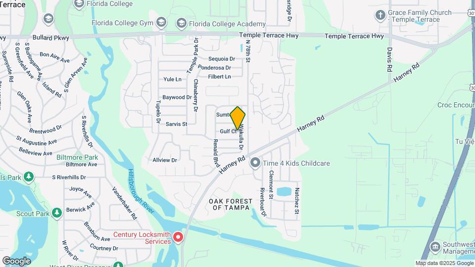7717 Gulf Ct Map and Location Details