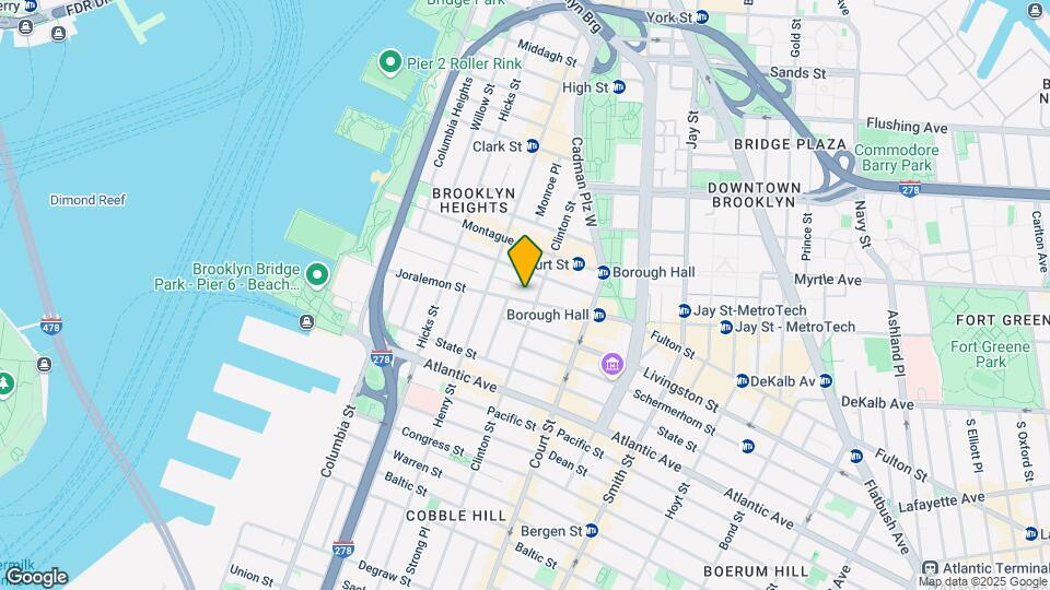151 Joralemon St Map and Location Details