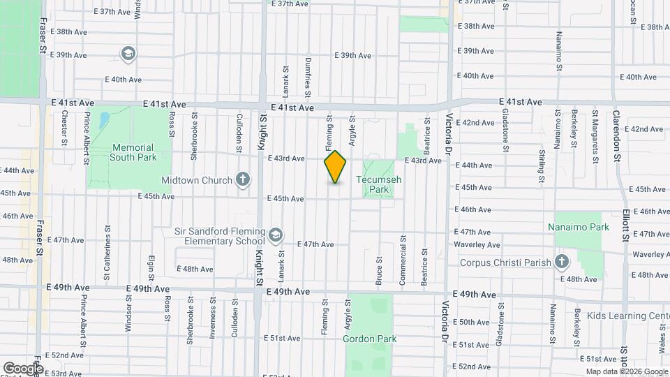 6056 Fleming St Map and Location Details