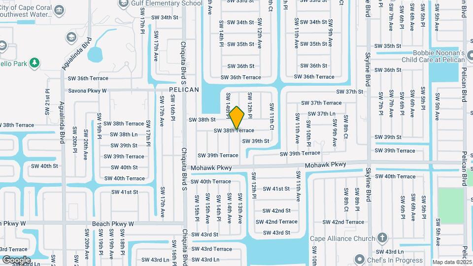 3816 SW 13th Ave Map and Location Details