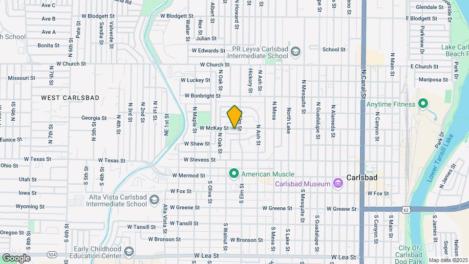 1111 W McKay St Map and Location Details