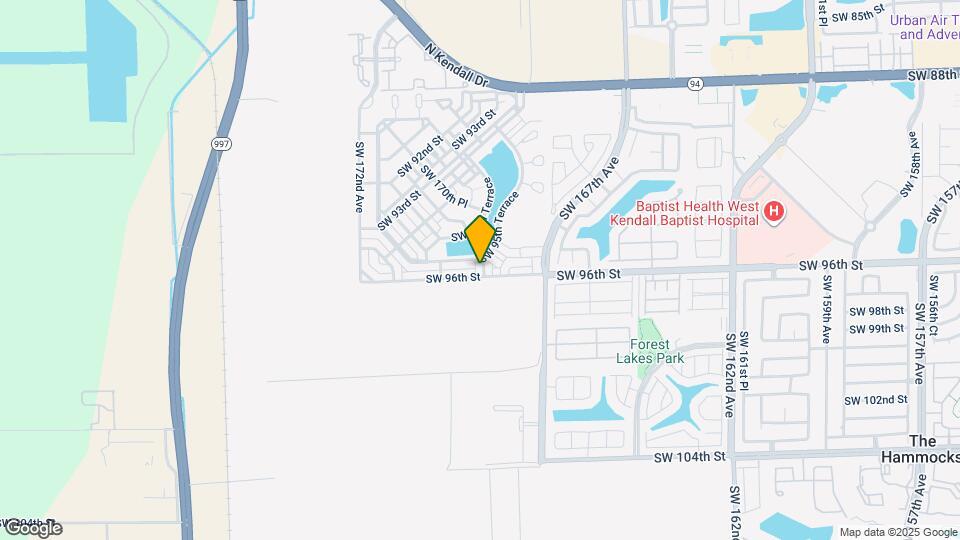 9556 SW 169th Pl Map and Location Details