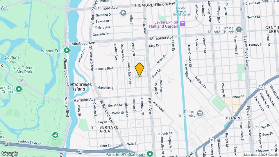 4346 Sybil St Map and Location Details