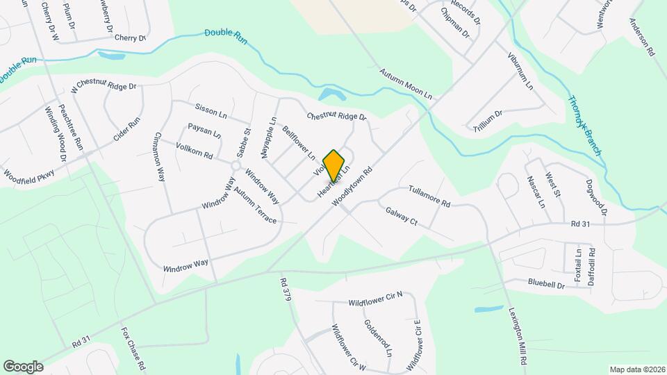 173 Heartleaf Ln Map and Location Details