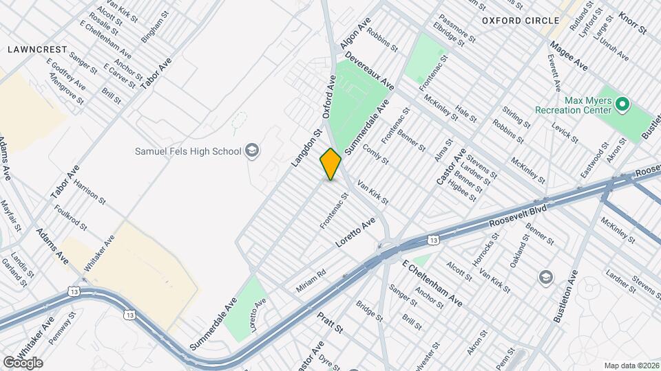 1117 Rosalie St Map and Location Details