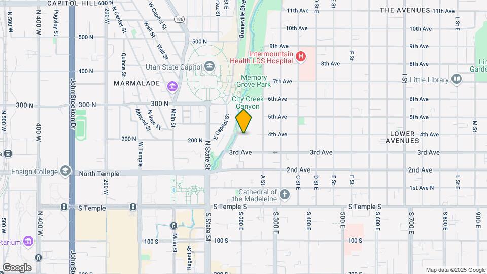 136 E 4th Ave Map and Location Details