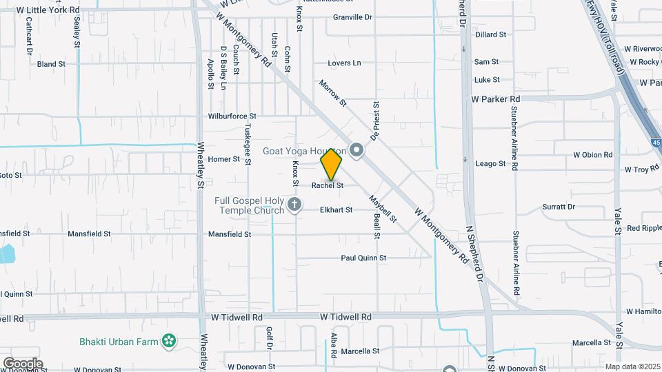861 Rachel St Map and Location Details