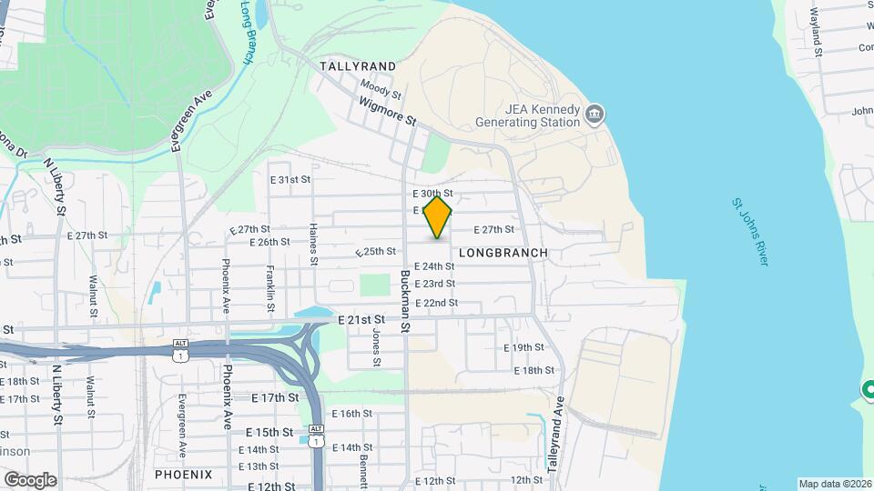 1764 E 26th St Map and Location Details