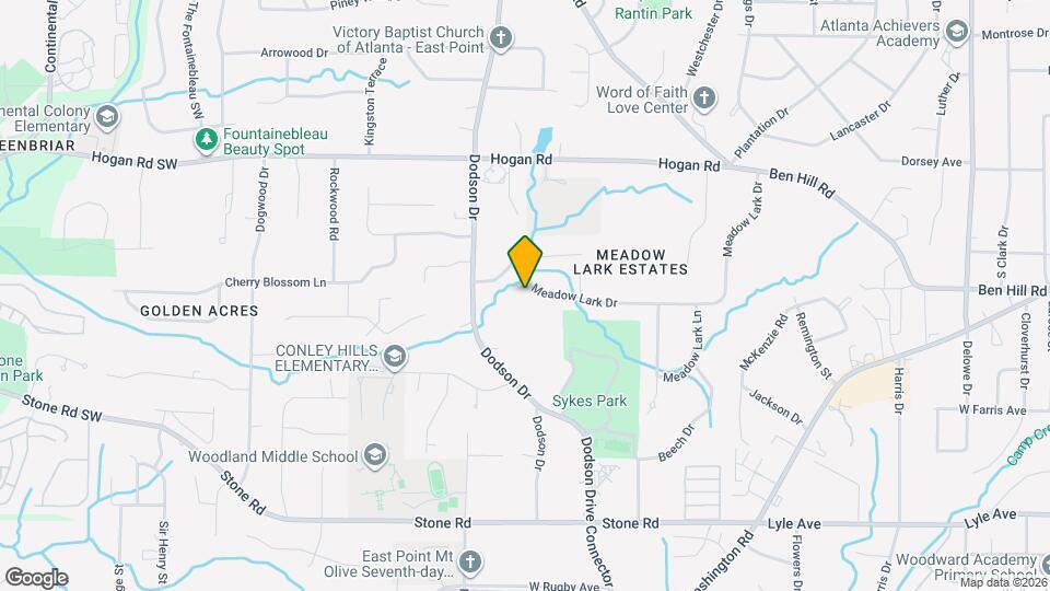 2628 Meadow Lark Dr Map and Location Details