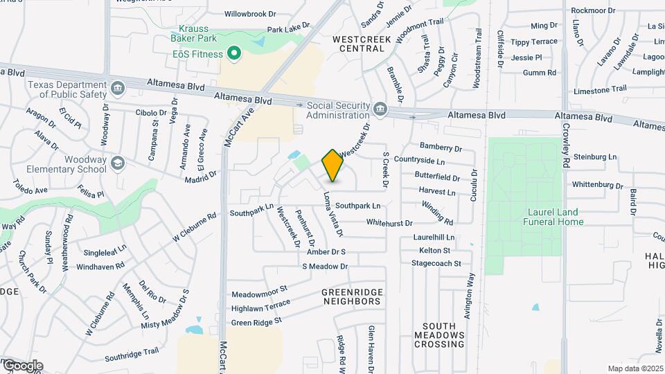 6862 S Creek Dr Map and Location Details