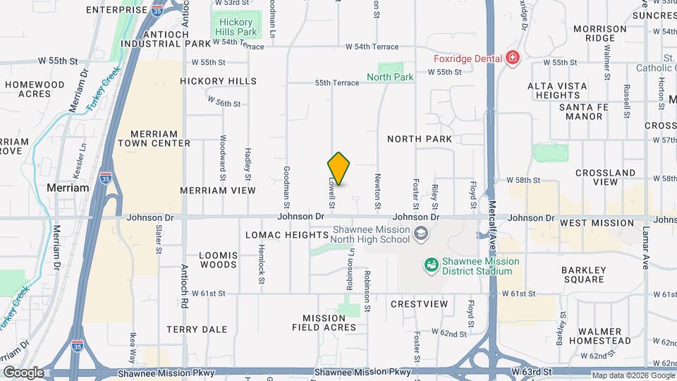5821 Lowell St Map and Location Details