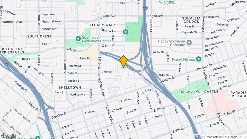 4450 Delta St Map and Location Details