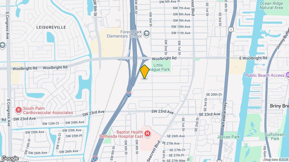 255 South Blvd Map and Location Details