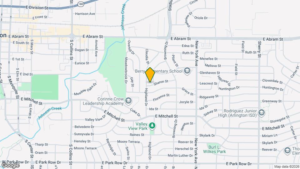 1609 Sharon St Map and Location Details