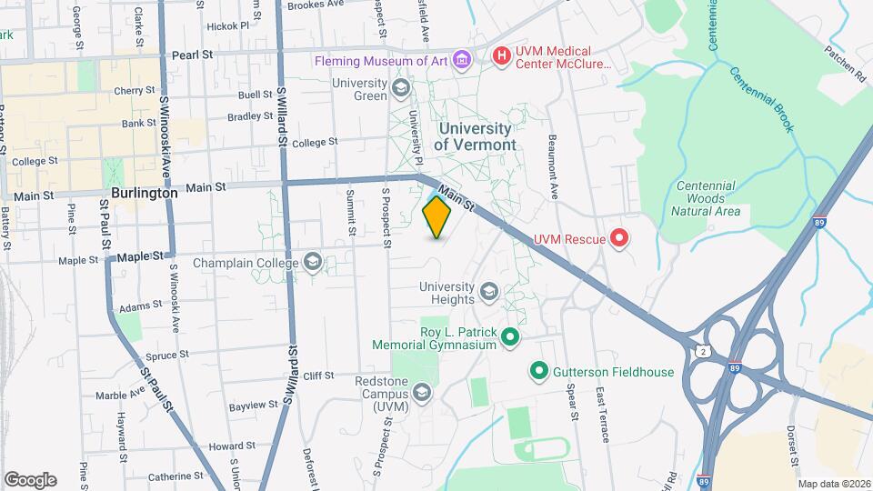 59 University Terrace Map and Location Details