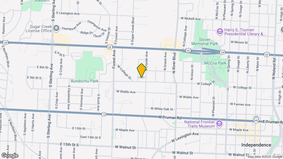 1308 W College St Map and Location Details