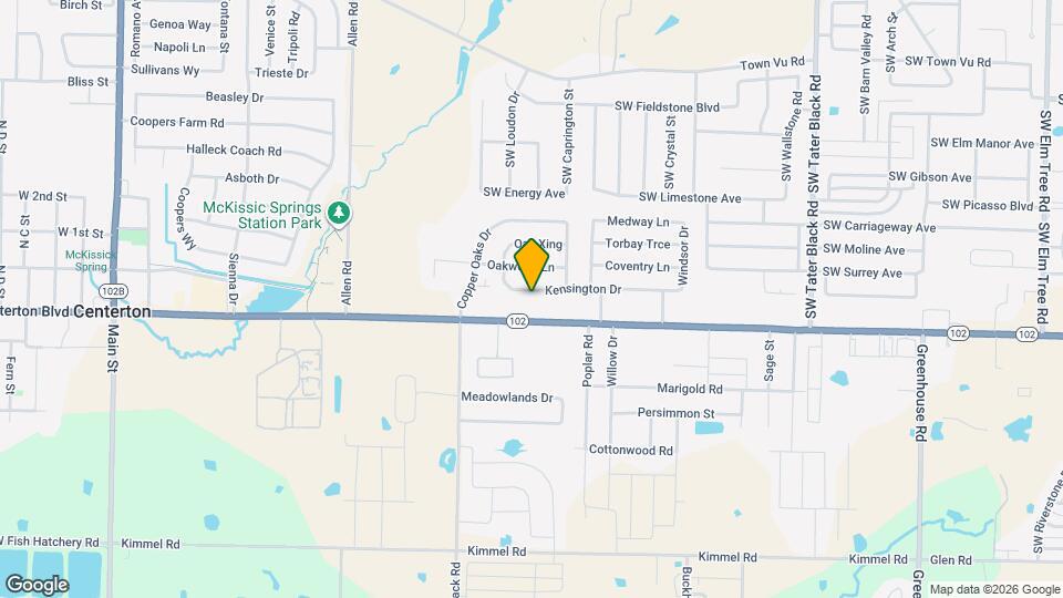 938 Kensington Dr Map and Location Details