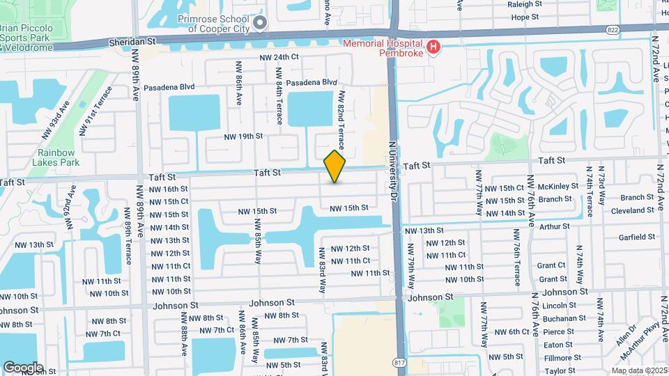 8260 NW 16th St Map and Location Details