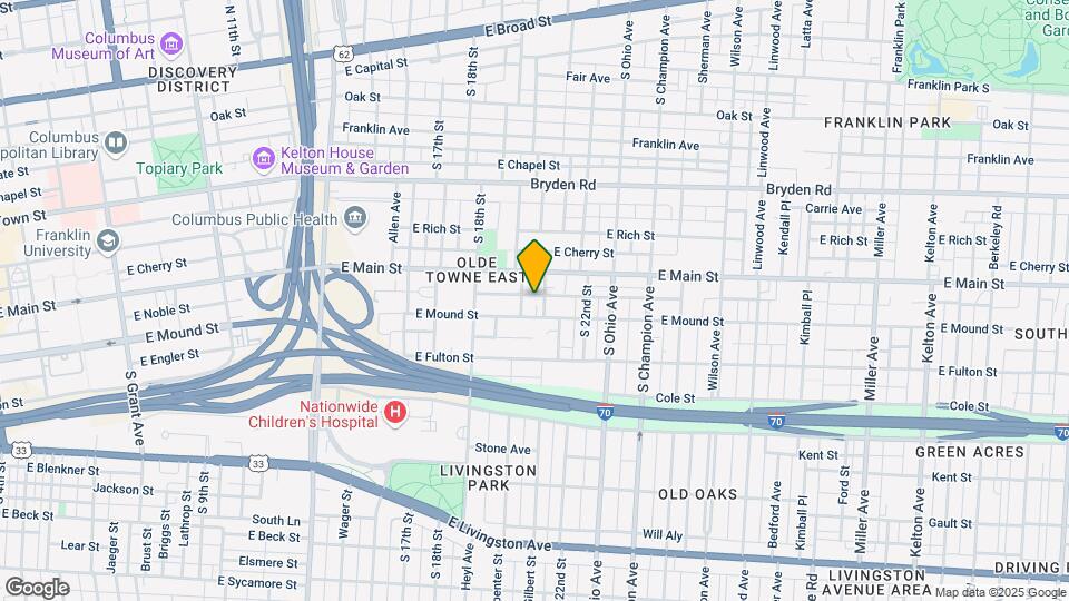 947 McAllister Ave, Unit 947 Map and Location Details