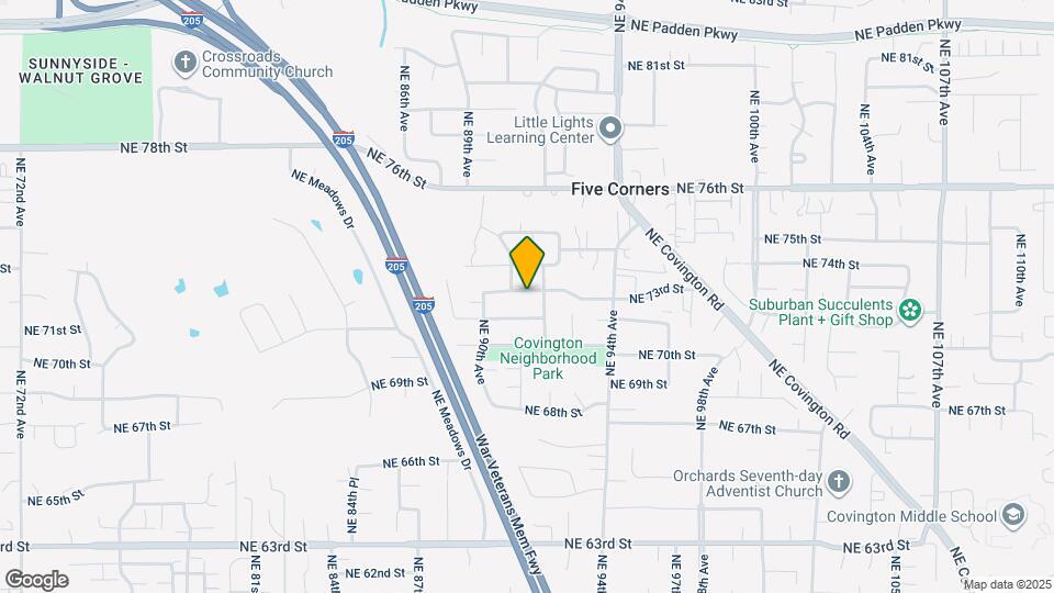 9111 NE 73rd St Map and Location Details