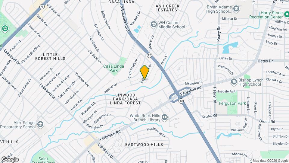 9342 Springwater Dr Map and Location Details