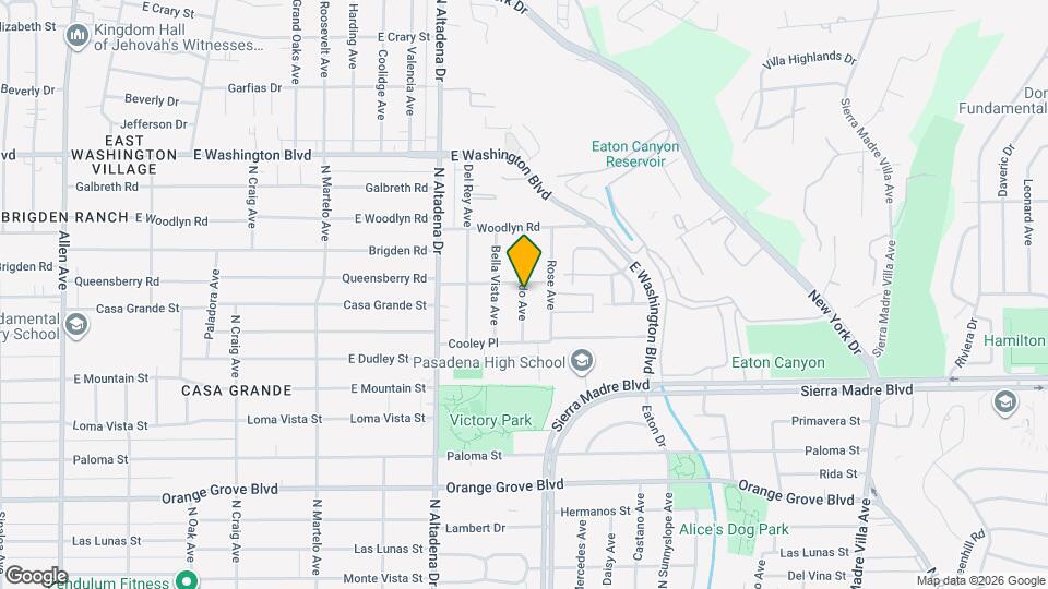 1072 N Vinedo Ave Mapa y Detalles de la Ubicación