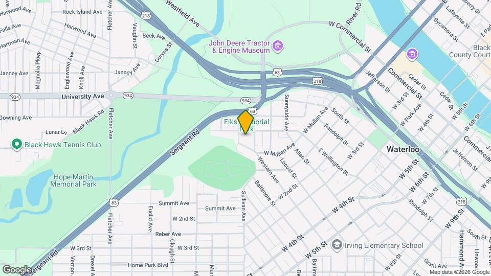 1242 W Mullan Ave Map and Location Details