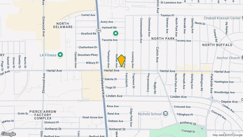 1164 Hertel Ave Map and Location Details