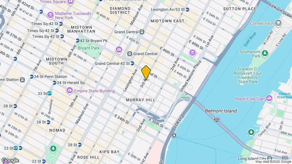 633 3rd Ave Mapa y Detalles de la Ubicación