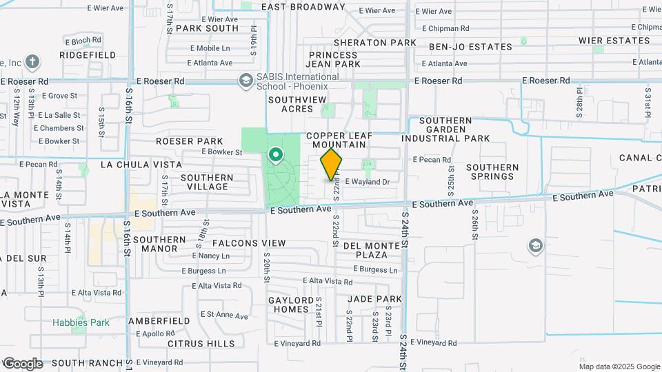 5727 S 21st Terrace Mapa y Detalles de la Ubicación