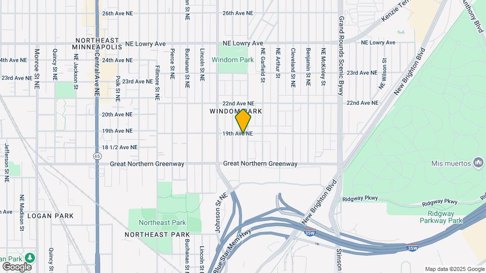 1720 19th Ave NE Map and Location Details
