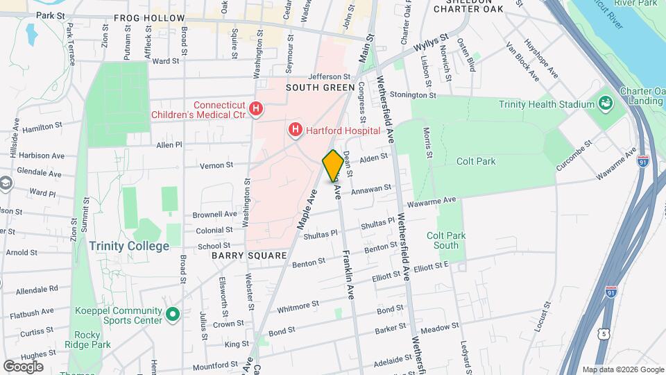 59 Franklin Ave Map and Location Details