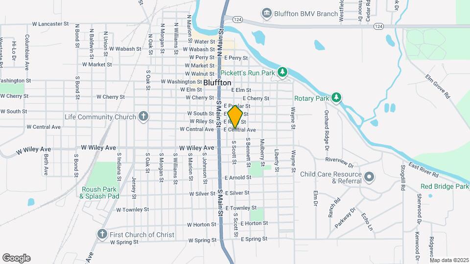 204 E Central Ave Map and Location Details