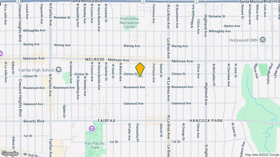 534 N POINSETTIA Pl Mapa y Detalles de la Ubicación