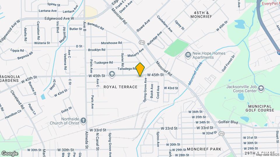 1935 W 44th St Map and Location Details