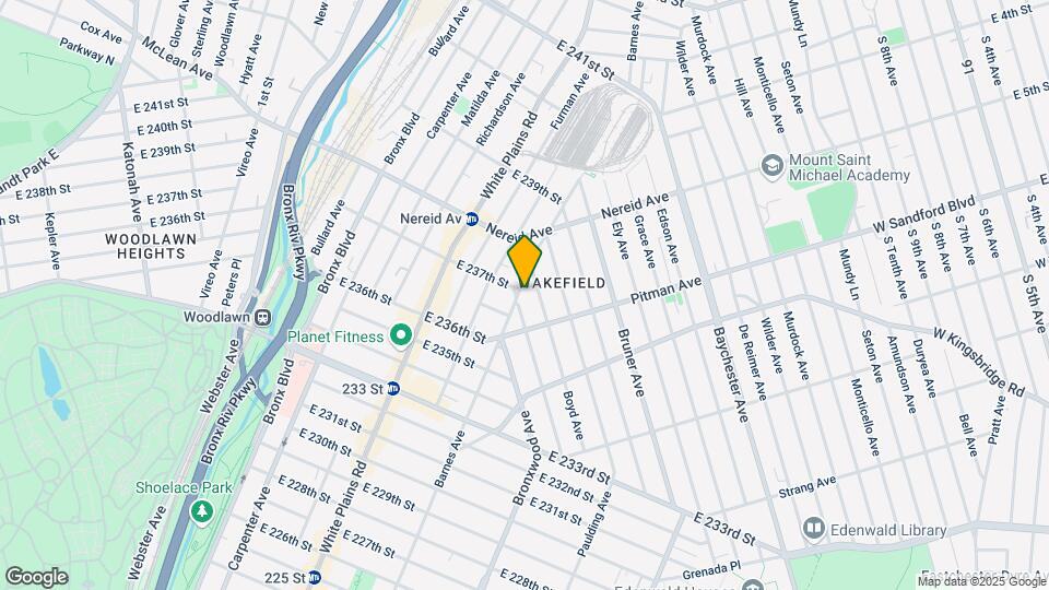 4334 Barnes Ave Map and Location Details