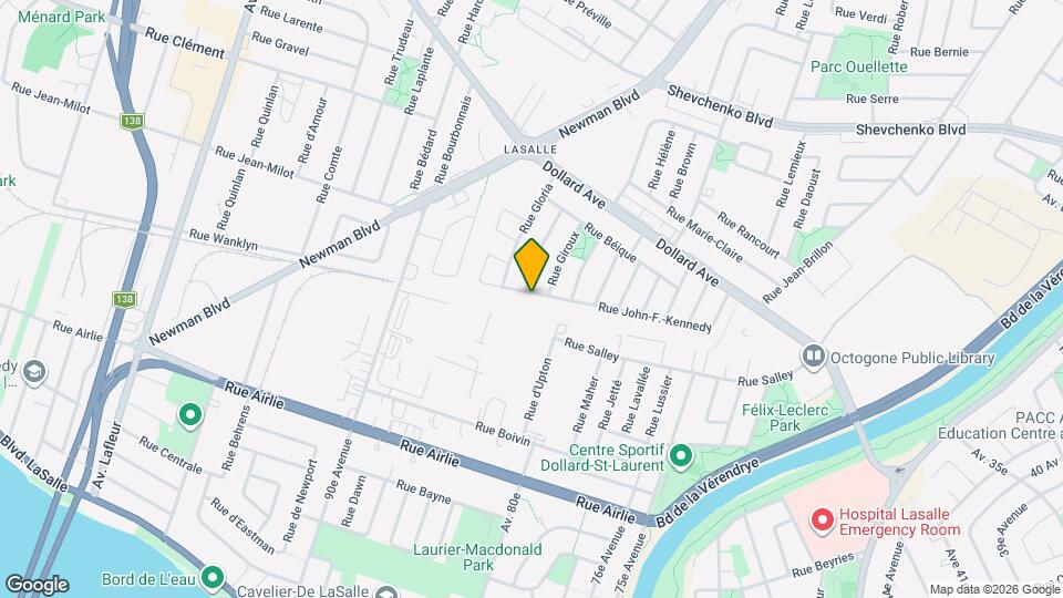 1786 John-F.-Kennedy Rue Map and Location Details