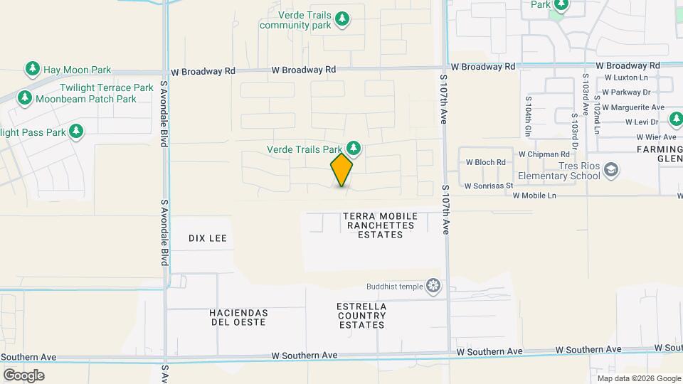 5012 S 109th Dr Mapa y Detalles de la Ubicación