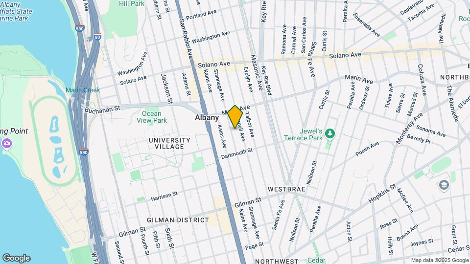 1037 Stannage Ave Mapa y Detalles de la Ubicación