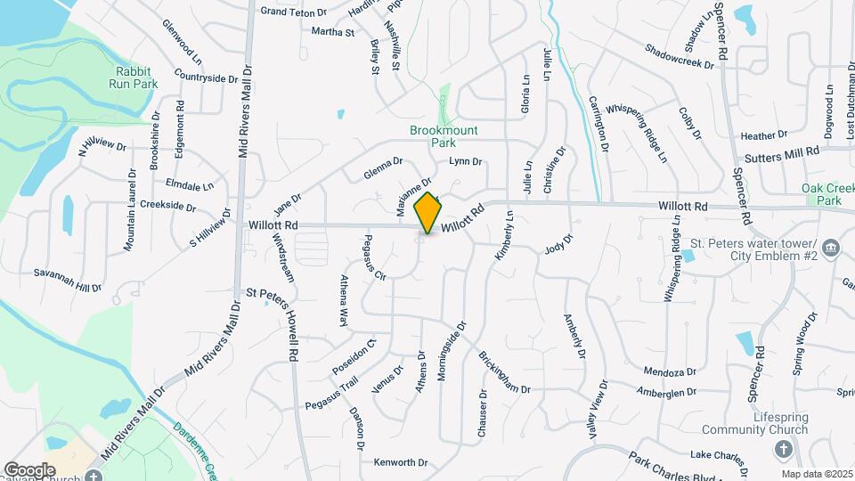1041 Pegasus Cir Map and Location Details