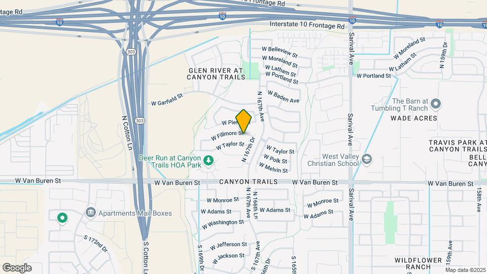 16745 W Fillmore St Map and Location Details