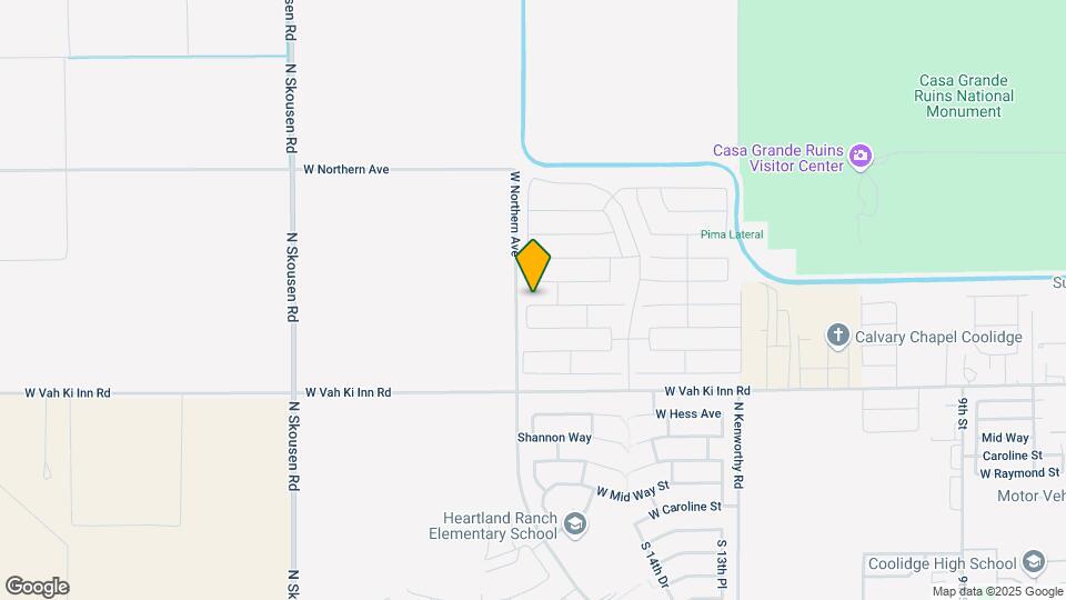 1760 W Aztec Dr Map and Location Details
