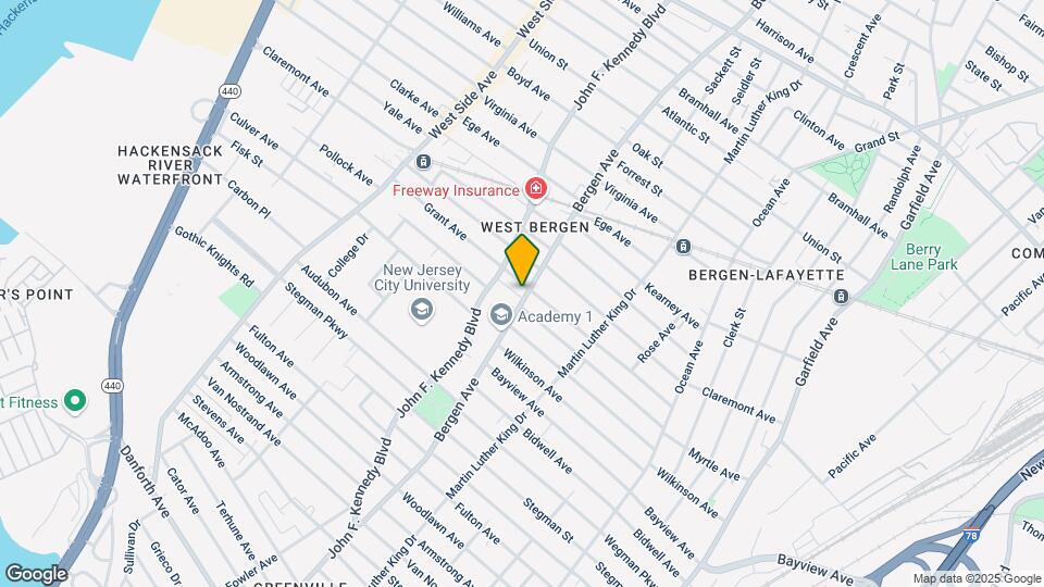 249 Bergen Ave Map and Location Details