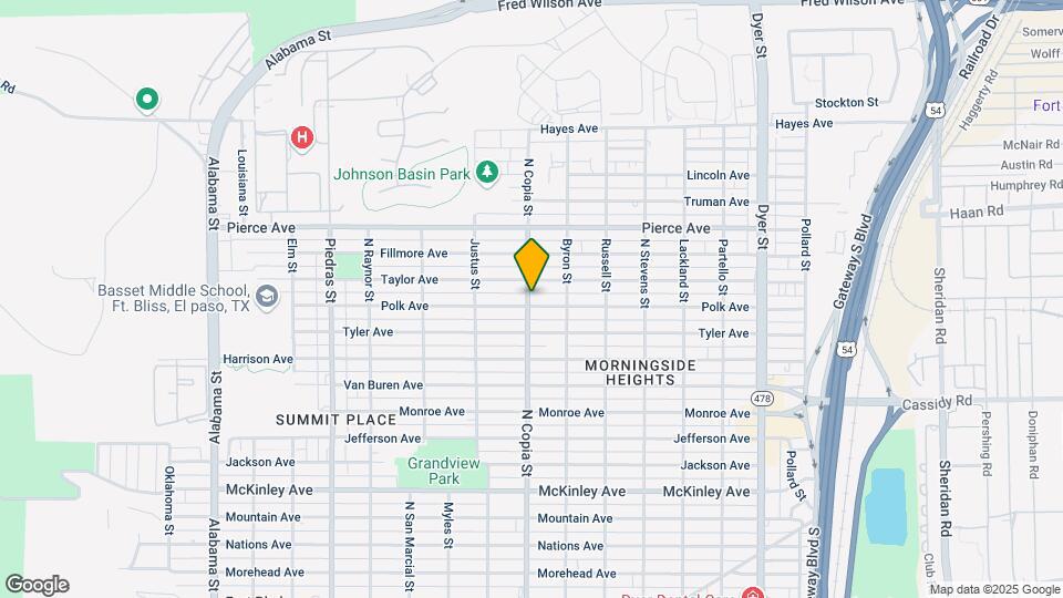 3401 Polk Ave Map and Location Details
