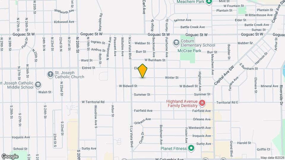 223 Winter St Map and Location Details