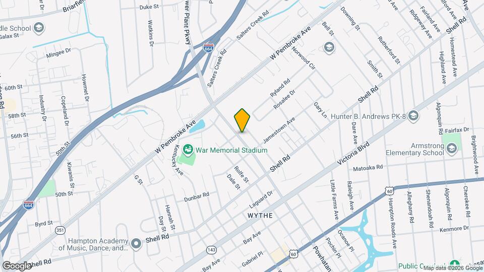 718 Powhatan Pkwy Map and Location Details