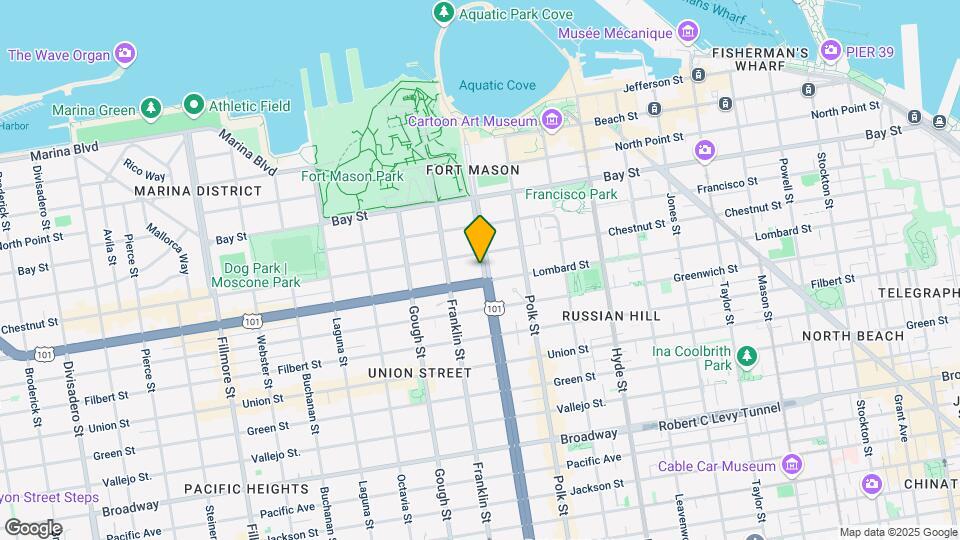 2825 Van Ness Ave Mapa y Detalles de la Ubicación